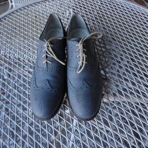 MELVIN & HAMILTON Women's "Ella 12" Gray Leather Wing Tips Size 41 (9.5)